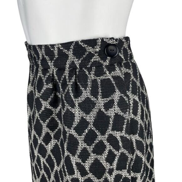 BALMAIN IVOIRE Paris Vintage Wool Pencil Skirt Sz 12 - Picture 4 of 8